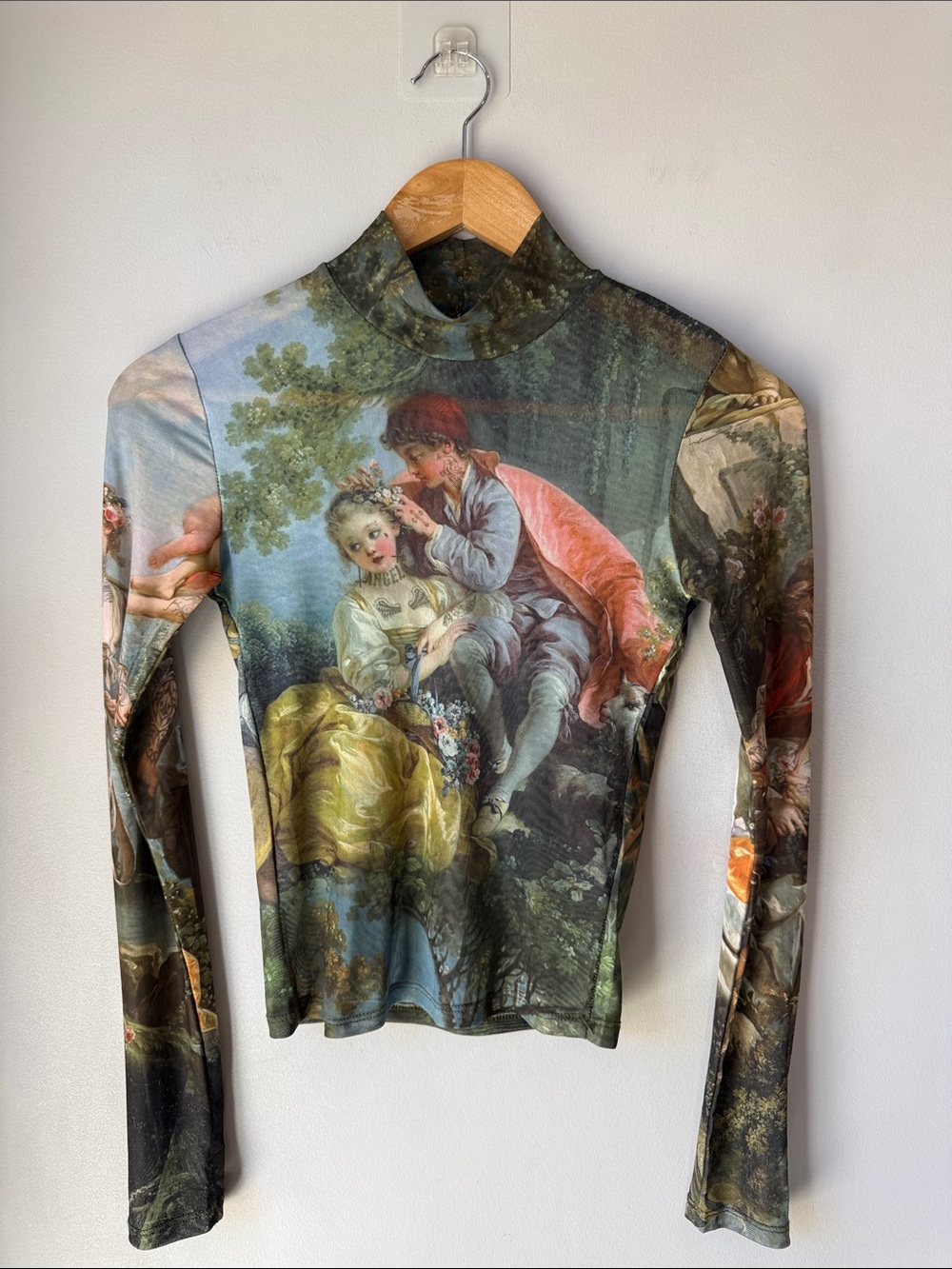 Dolls Kill Da Vinci's Demons Mesh Current Mood Top